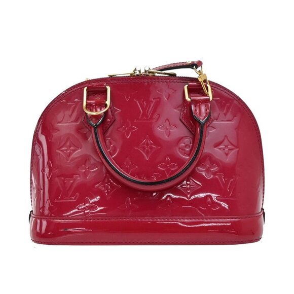 LOUIS VUITTON LV Alma BB Hand Bag Monogram Vernis Learher Pink M91698 24EF014 - Picture 4 of 16